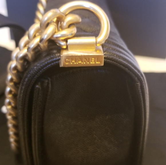 Chanel old medium boy caviar ghw - Picture 8 of 9